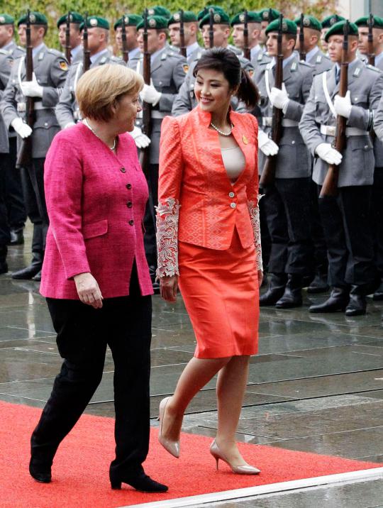 PM Thailand Yingluck Shinawatra di Jerman