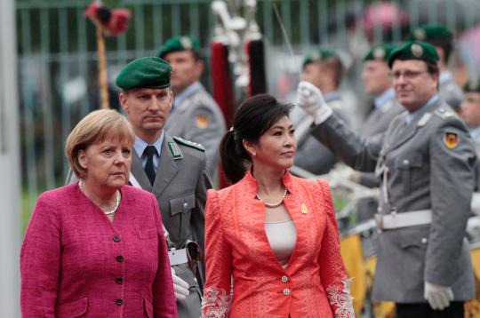 PM Thailand Yingluck Shinawatra di Jerman