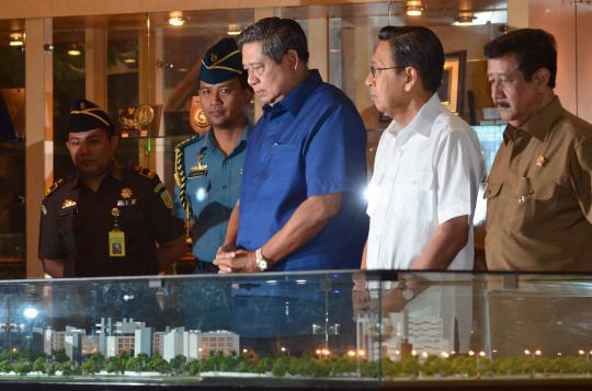 Presiden SBY gelar sidang kabinet terbatas di Kejagung