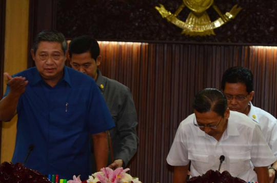 Presiden SBY gelar sidang kabinet terbatas di Kejagung