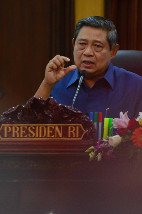 Presiden SBY gelar sidang kabinet terbatas di Kejagung