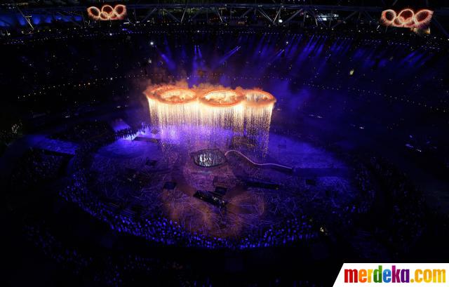 Foto : Pesta pembukaan Olimpiade London 2012 merdeka.com