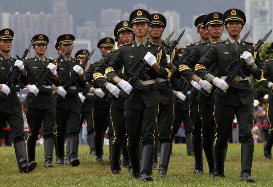 Unjuk gigi Tentara Pembebasan Rakyat China