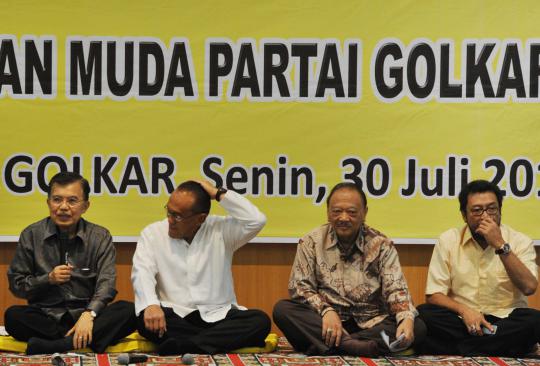 JK-Ical hadiri buka puasa bersama Partai Golkar