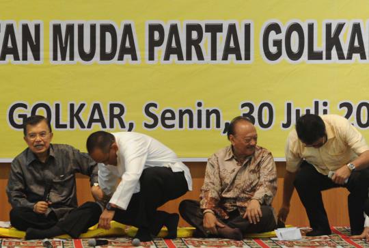 JK-Ical hadiri buka puasa bersama Partai Golkar