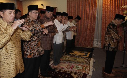 Presiden SBY buka puasa bersama di rumah Ketua DPD