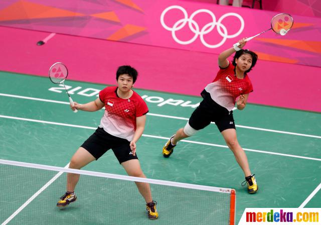 Foto Ganda dan tunggal putri tampil memukau