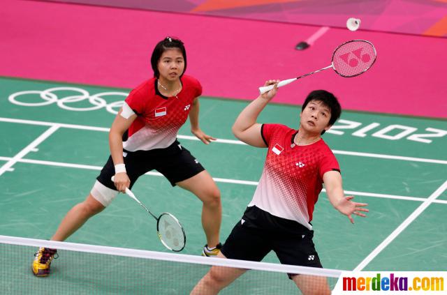 Foto Ganda dan tunggal putri tampil memukau