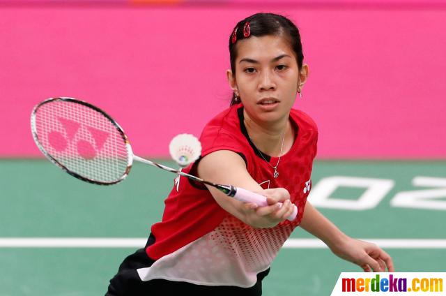 Foto Ganda dan tunggal putri tampil memukau