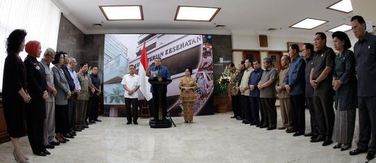 SBY gelar rapat kabinet terbatas di Kemenkes