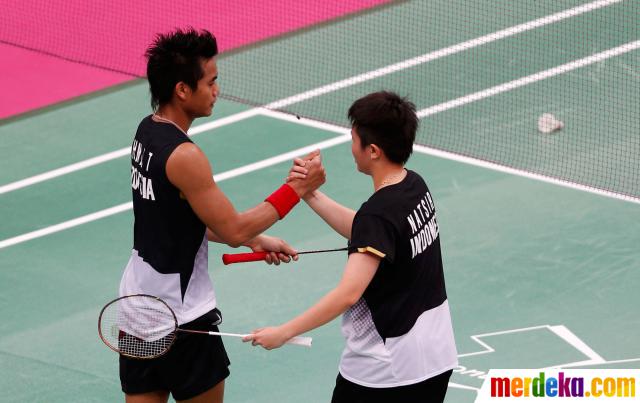 Foto Pasangan TontowiLiliyana lolos ke semifinal