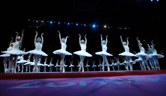 Aksi para penghibur di Olimpiade 2012 London