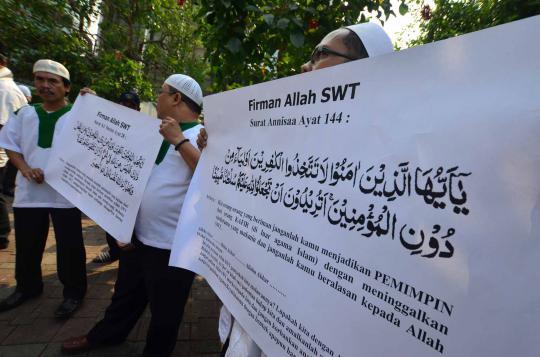 Aksi dukung Rhoma Irama 