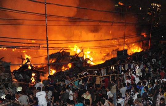 Ratusan rumah Tanah Abang, ludes terbakar