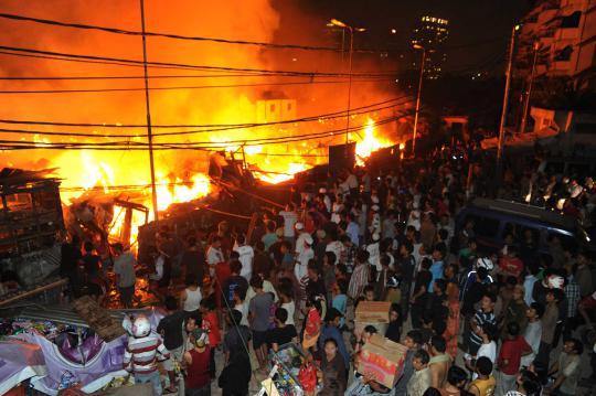 Ratusan rumah Tanah Abang, ludes terbakar