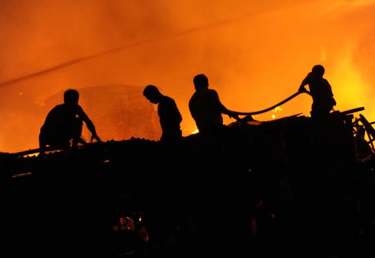 Ratusan rumah Tanah Abang, ludes terbakar
