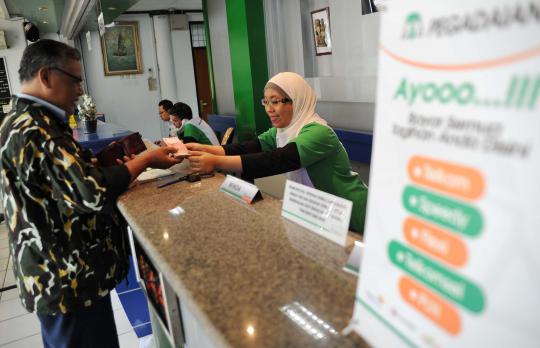 Jelang Lebaran, banyak nasabah gadaikan emas