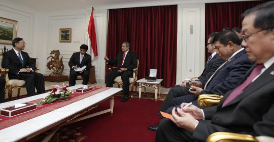 Presiden SBY bertemu menlu China Yang Jiechi