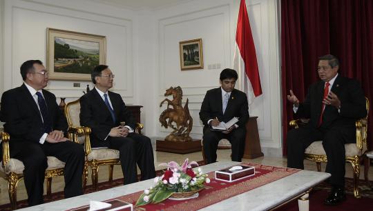 Presiden SBY bertemu menlu China Yang Jiechi