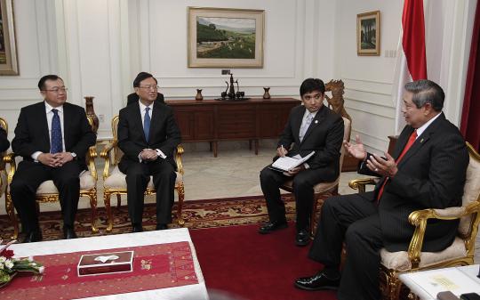Presiden SBY bertemu menlu China Yang Jiechi