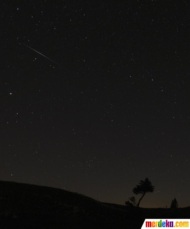 Foto : Bintang jatuh di atas danau Jenewa merdeka.com