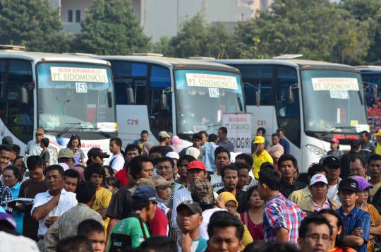 Mudik gratis Sidomuncul, 22.000 orang diberangkatkan