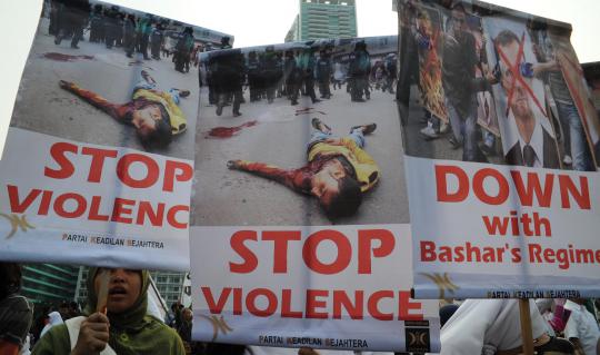 Demo PKS, kutuk kekerasan Rohingya dan Suriah