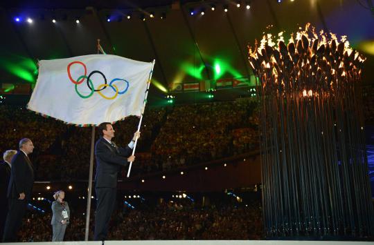 Kembang api meriahkan penutupan Olimpiade