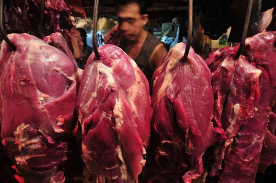 Jelang lebaran, harga daging sapi dan ayam terus meroket