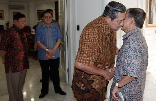 JK sambangi SBY di kantor Presiden