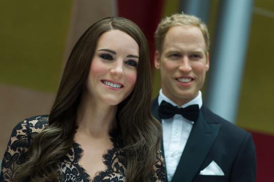 Patung lilin Kate Middleton dan Pangeran William