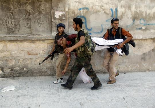 Potret perang saudara Suriah: korban