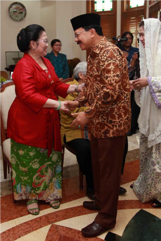 Foke bertamu ke rumah Megawati Soekarnoputri