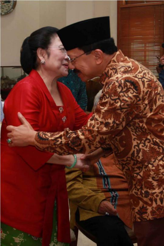 Foke bertamu ke rumah Megawati Soekarnoputri