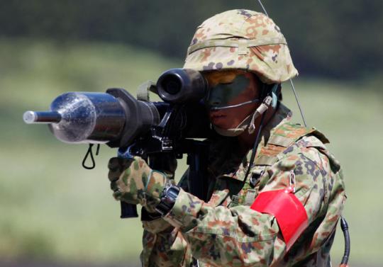 Latihan militer pasukan bela diri Jepang