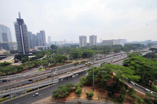 Hari ke tiga libur lebaran (H+1) jalanan Jakarta masih sepi