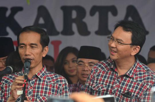 Jokowi-Ahok menggelar acara halal bihalal 