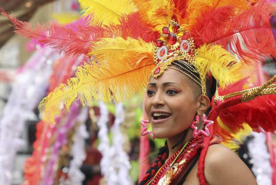 Penari seksi ramaikan karnaval Notting Hill