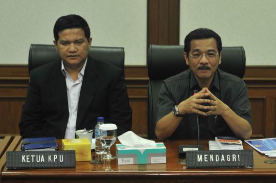 KPU dan Mendagri bahas kesiapan Pilpres 2014