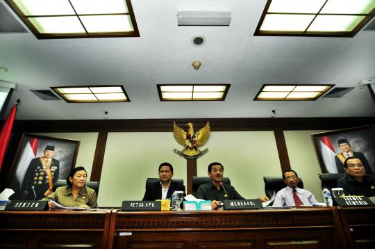KPU dan Mendagri bahas kesiapan Pilpres 2014