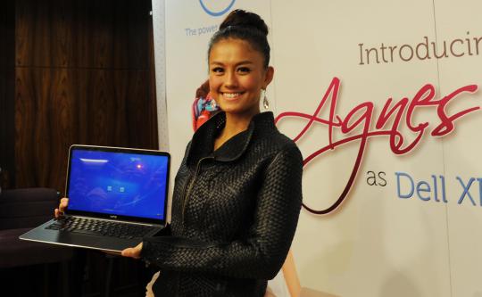 Agnes Monica jadi bintang Dell XPS