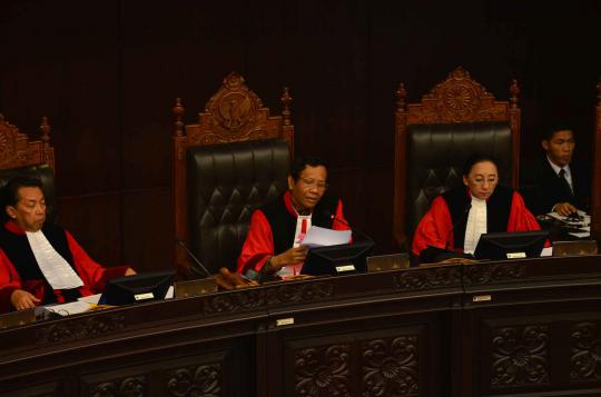 MK menggelar sidang uji materi UU Pemilu