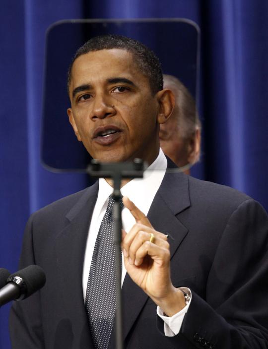 Inilah alat bantu Barack Obama baca naskah pidatonya