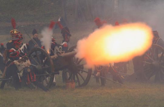 Peringatan perang Borodino di Moskwa