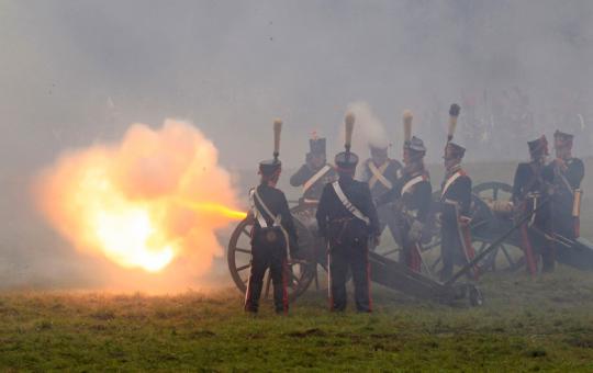 Peringatan perang Borodino di Moskwa