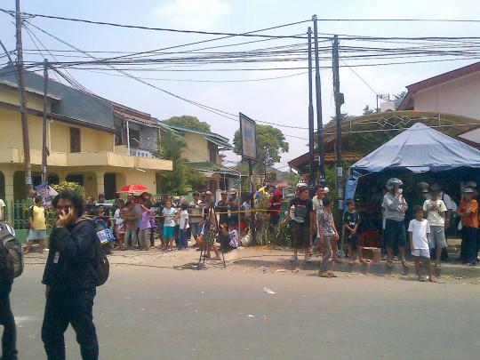 Olah TKP tim Puslabfor Mabes Polri bom Depok