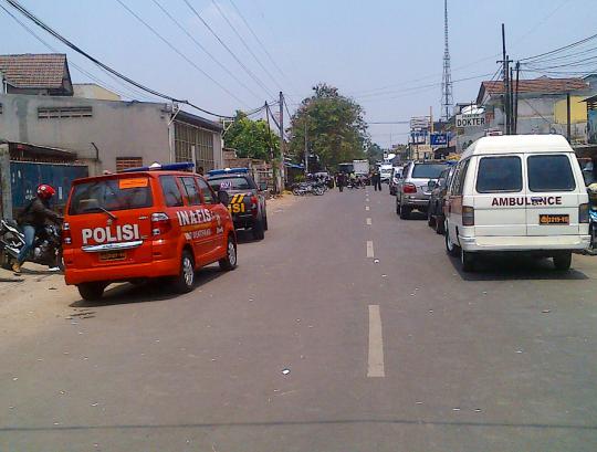 Olah TKP tim Puslabfor Mabes Polri bom Depok