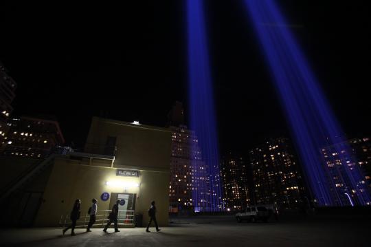 Seni cahaya, peringati tragedi WTC 11 September