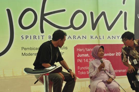 Bedah buku Jokowi, Spirit Bantaran Kali Anyar