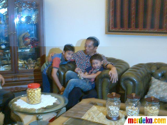 Foto : Jokowi sowan ke rumah mantan wakil presiden Jusuf 